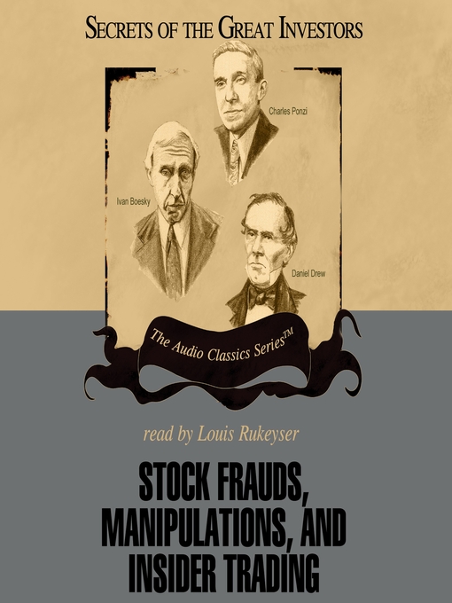Title details for Stock Frauds, Manipulations, and Insider Trading by Thomas D. Saler - Available